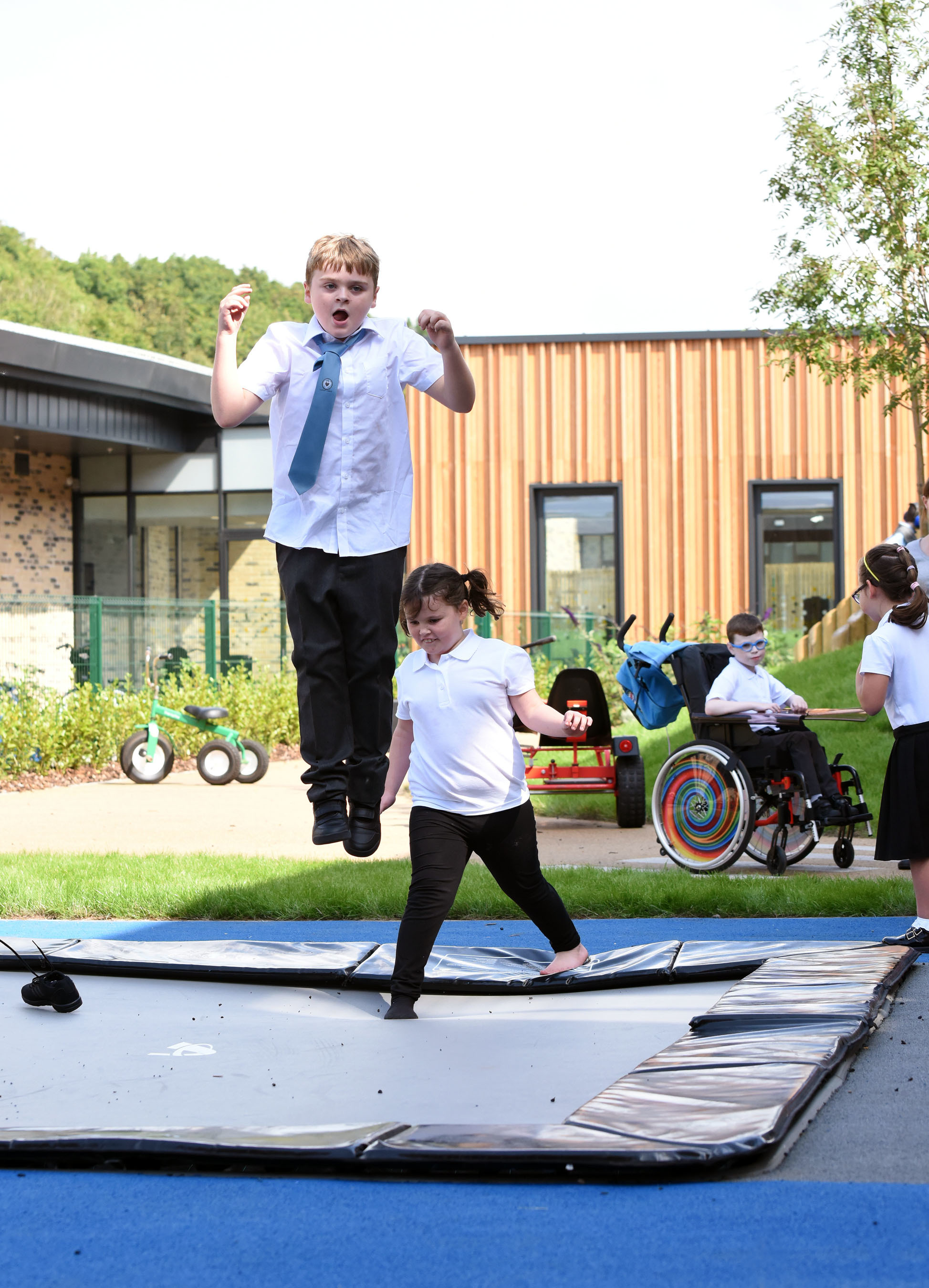 Kids are loving their new special play area. 