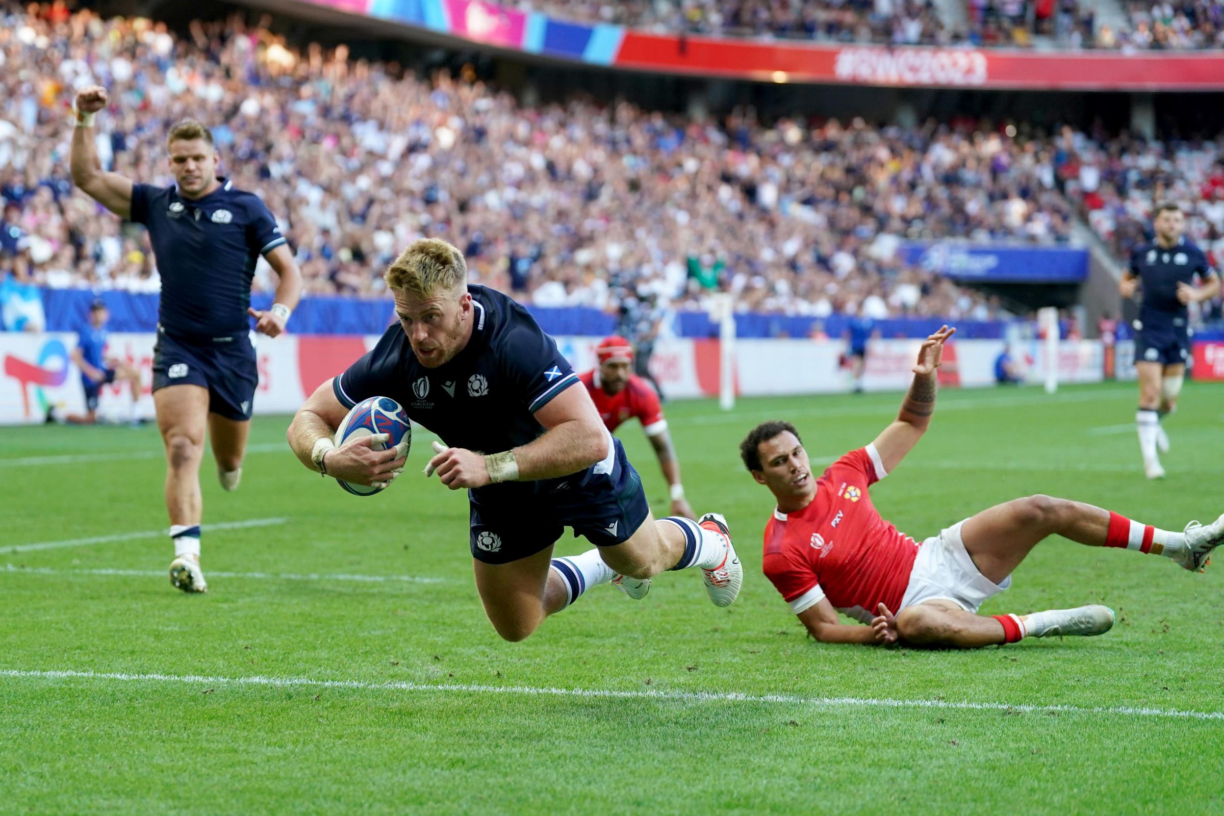 Scotland romp to vital bonus-point victory over Tonga Irvine Times